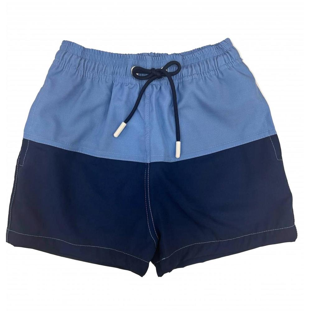 NEW PLANET SEA boys' swim trunk in navy/blue